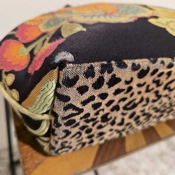 Atenti Betty Bag Embroidered Floral Wild Garden Elegant Knitting Art Artsy Yarn - Picture 12 of 16